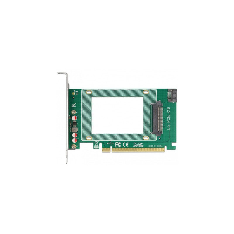 DeLOCK PCI Express x16 Karte zu 1 x intern U.2 NVMe SFF-8639, Schnittstellenkarte