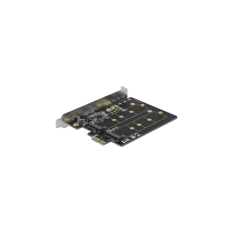 DeLOCK PCI Express x1 Karte zu 2 x intern M.2 Key B, Adapter