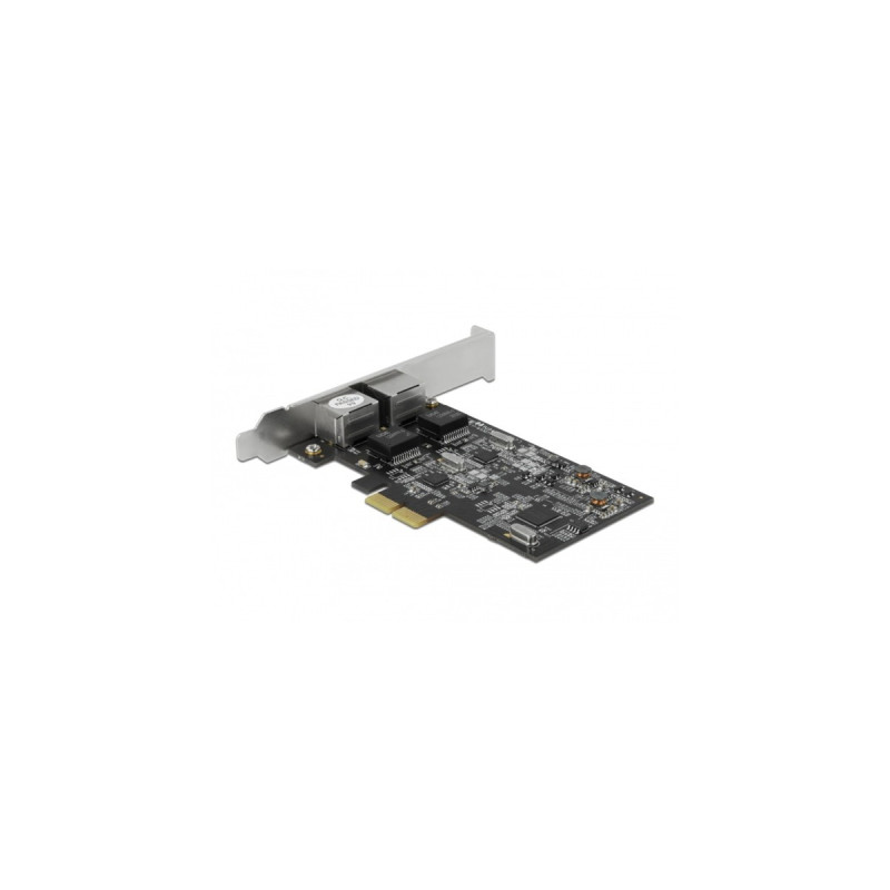DeLOCK PCI Express x2 Karte auf 2 x RJ45 2,5 Gigabit LAN RTL8125, LAN-Adapter