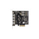 DeLOCK PCI Express x4 Karte zu 1 x USB Type-C + 4 x USB Typ-A, Schnittstellenkarte(Outlet)