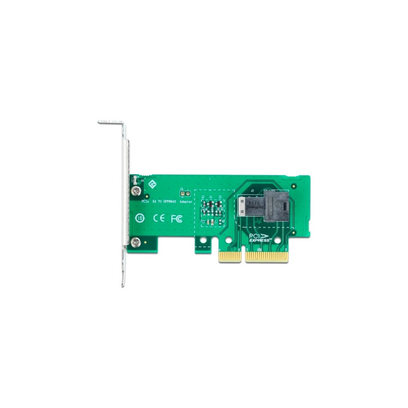 DeLOCK PCI Express x4 Karte zu 1 x intern SFF-8643 NVMe Low Profile, Schnittstellenkarte