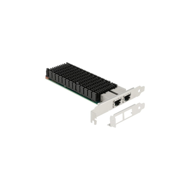 DeLOCK PCI Express x8 Karte 2 x RJ45 10 Gigabit LAN X540, LAN-Adapter