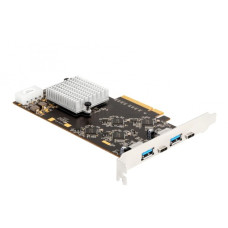 DeLOCK PCI Express x8 - 2x USB 3.2 Gen 2x2 Typ C + 2x USB 3.2 Gen 1 Typ A, USB-Controller