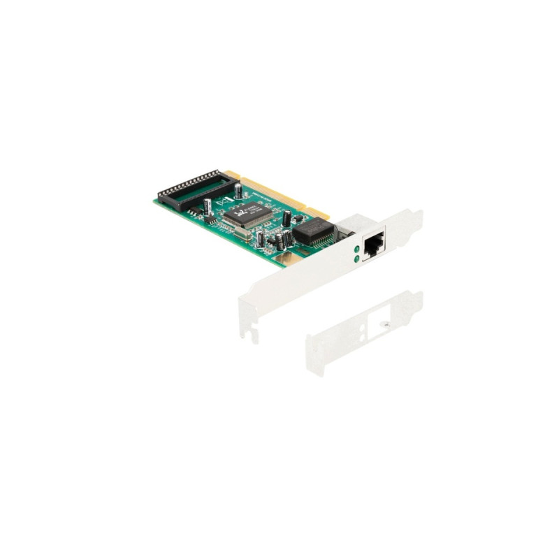 DeLOCK PCI Karte zu 1 x RJ45 Gigabit LAN RTL, LAN-Adapter