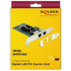 2 x Gigabit LAN, LAN-Adapter