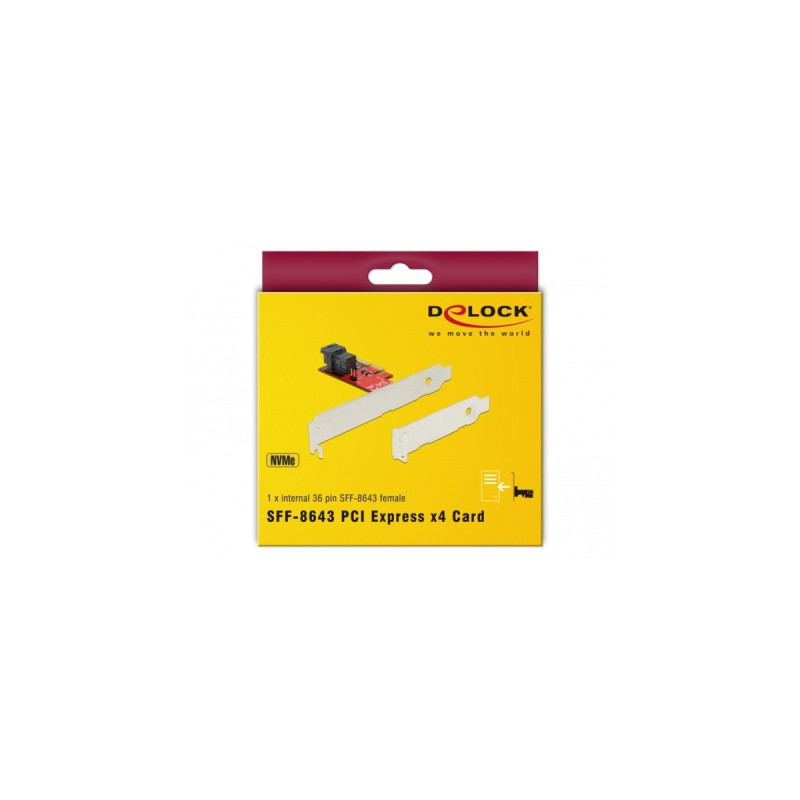 1x SFF-8643 NVMe, Controller