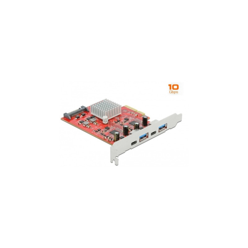 2x USB 3.2 Gen 2 Typ-A + 2x USB-C, USB-Controller