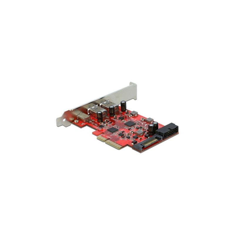 1x USB 3.2 Gen 2 USB-C,+ 2xUSB-A, 1x intern USB 3.2 Gen 1, Schnittstellenkarte