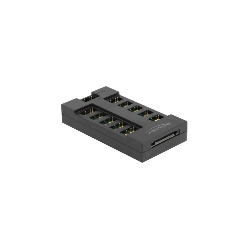 DeLOCK RGB Hub für ARGB LEDs mit 10 Ports(schwarz)