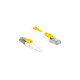 DeLOCK RJ45 Secure Cat. 6A, Kabel(weiß, 3 Meter, verriegelbar, LSOH Halogenfrei)