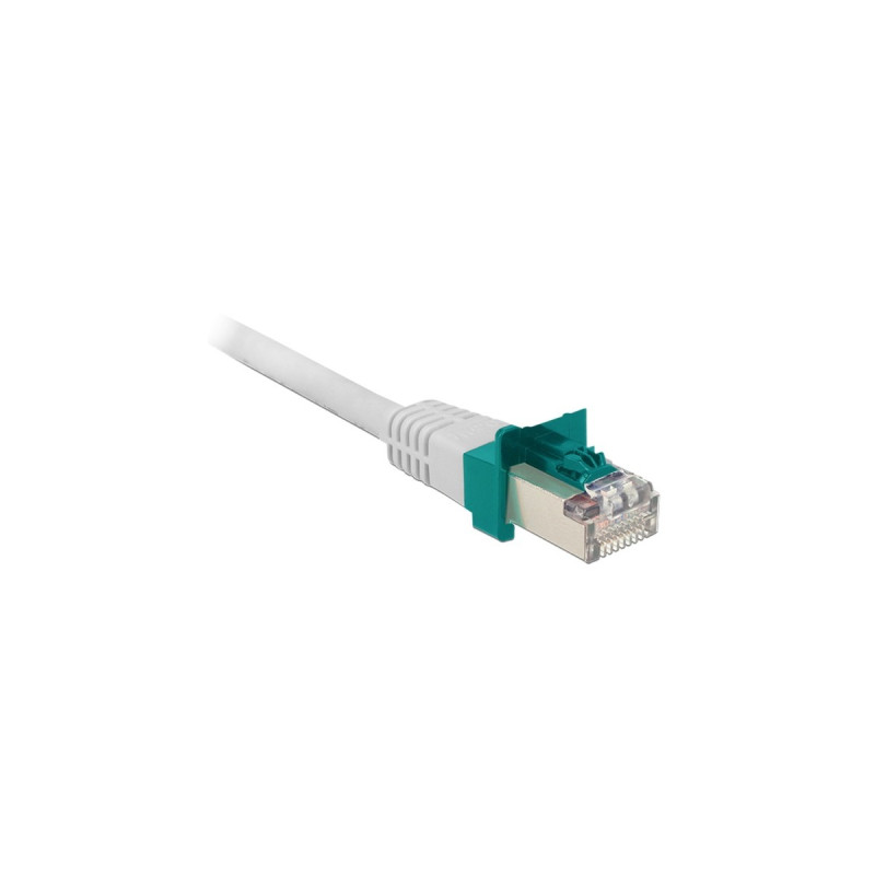 DeLOCK RJ45 Secure Clip, Halterung(türkis, 40 Stück)