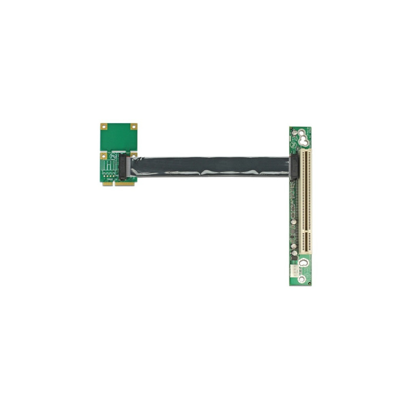 1 x PCI, Riser Card(mit flexiblem Kabel 13 cm links gerichtet )