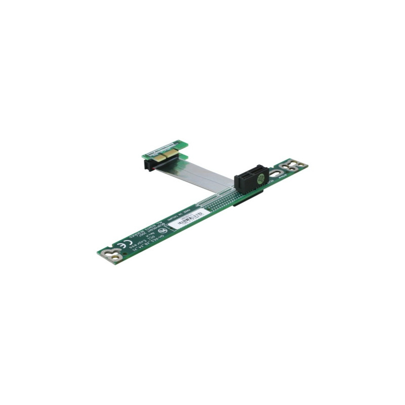 DeLOCK Riser Karte PCI Express x1, Riser Card(mit flexiblem Kabel 7 cm)