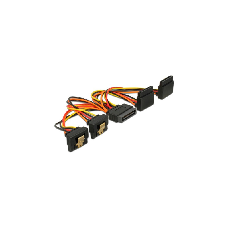 2x unten + 2x oben gewinkelt, Kabel(15cm)