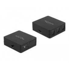 DeLOCK S/PDIF TOSLINK Splitter 1 In 3 Out, mit USB Stromversorgung, Splitter & Switches(schwarz)