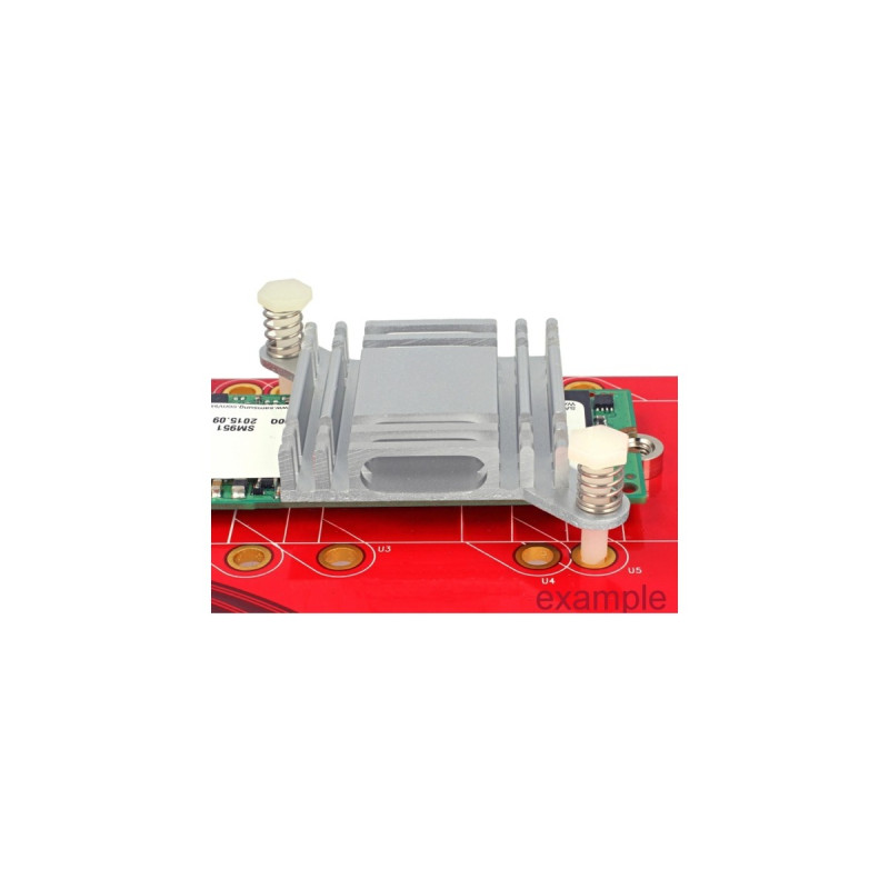 DeLOCK Schnappniete für Kühlkörper, Befestigung/Montage(weiß)