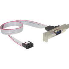 DeLOCK Slotblech Low Profile 1x Seriell, Slotblende