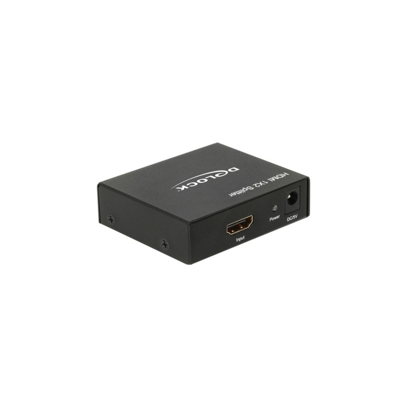 2x HDMI Buchse 4K, HDMI Splitter(schwarz)