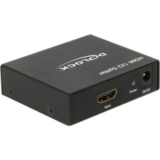 2x HDMI Buchse 4K, HDMI Splitter(schwarz, Outlet)