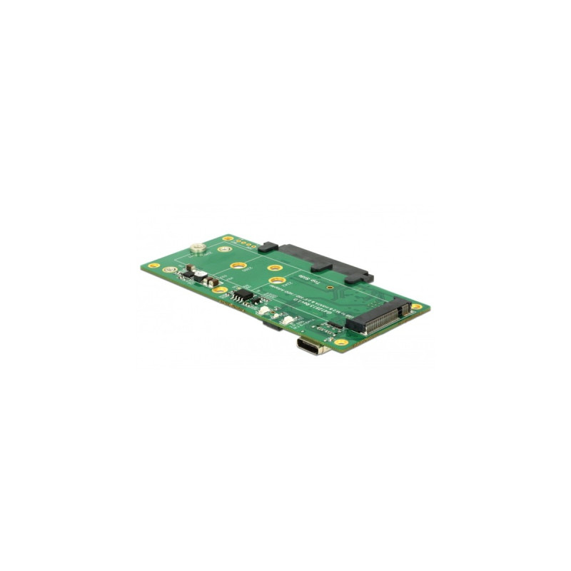 1 x SATA / 1 x M.2 Key B / 1 x mSATA , Konverter