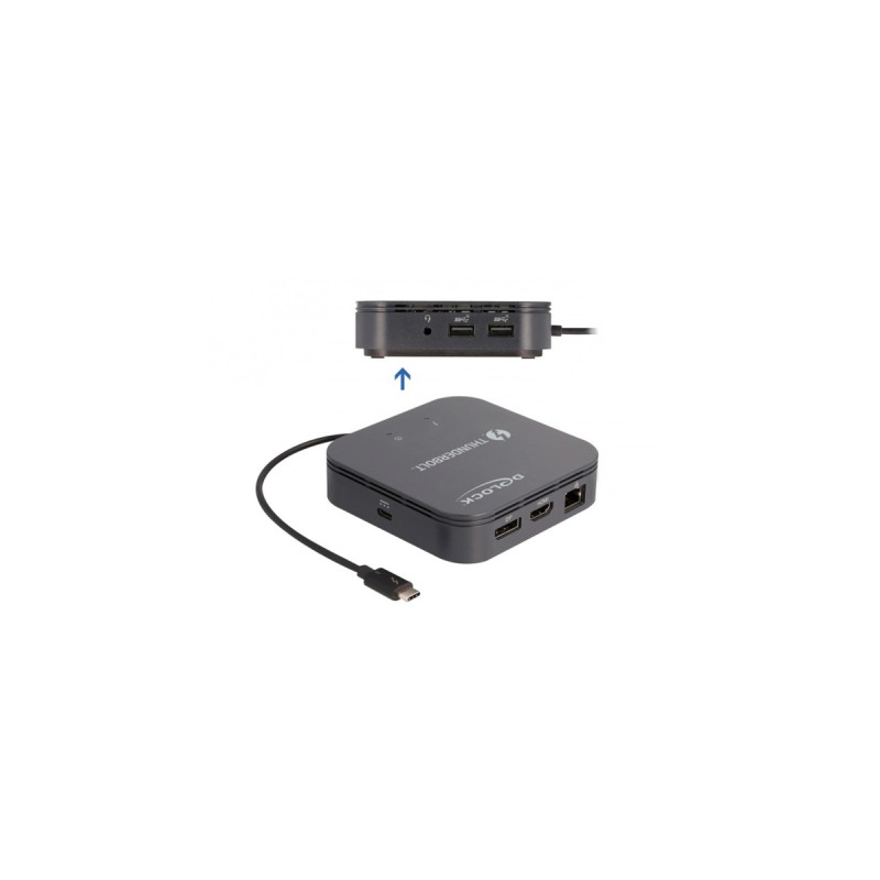 DeLOCK Thunderbolt 3 Mini Dockingstation 8K(schwarz)