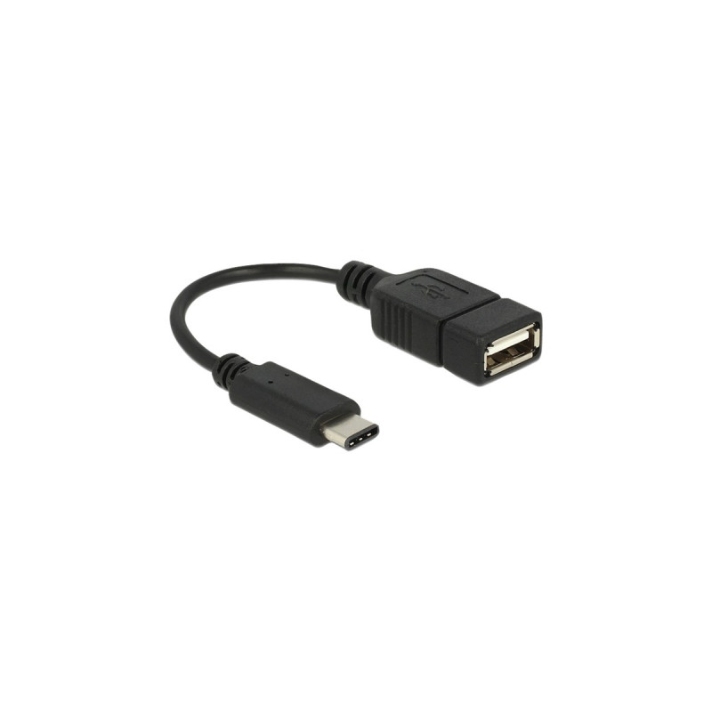 USB-A Buchse(schwarz, 15cm)