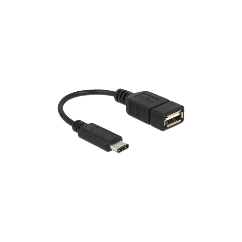 USB-A Buchse(schwarz, 15cm)