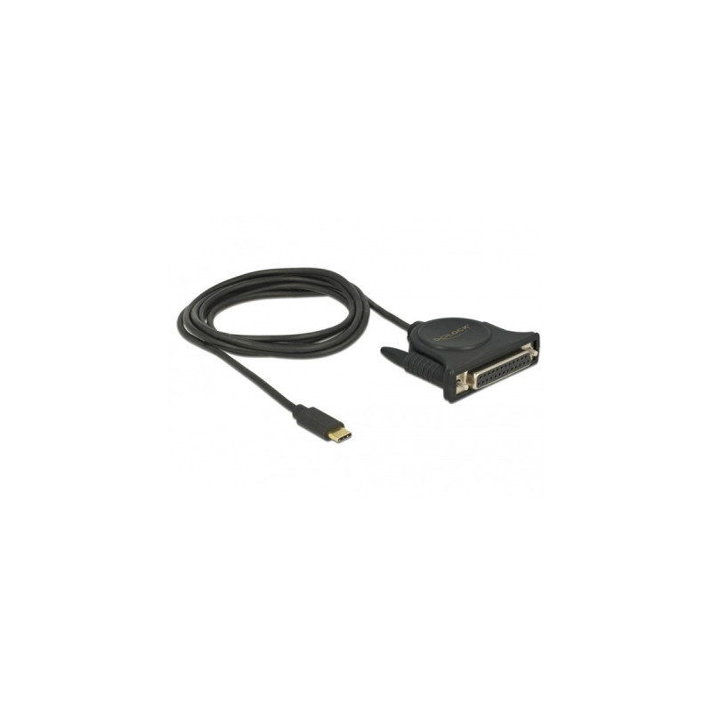 Parallel DB25 Buchse(schwarz, 1,8 Meter)