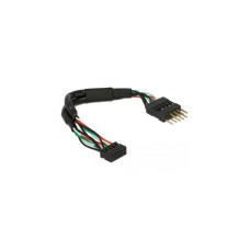 10 Pin Header Stecker(schwarz, 12cm)