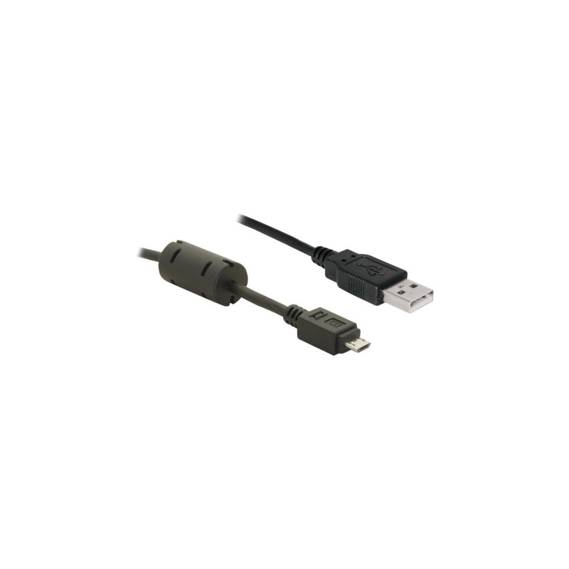 Micro-USB Stecker(schwarz, 1 Meter)