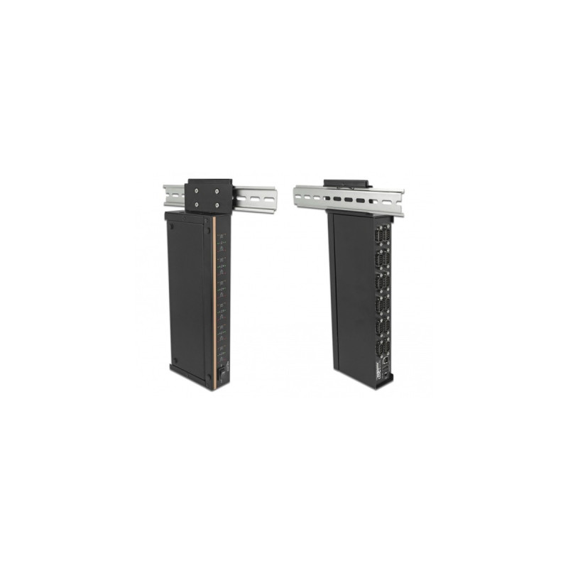 DeLOCK USB 2.0 auf 12 Port Seriell RS-232 Hub, USB-Hub(mit Überspannungsschutz und erweitertem Temperaturbereich)