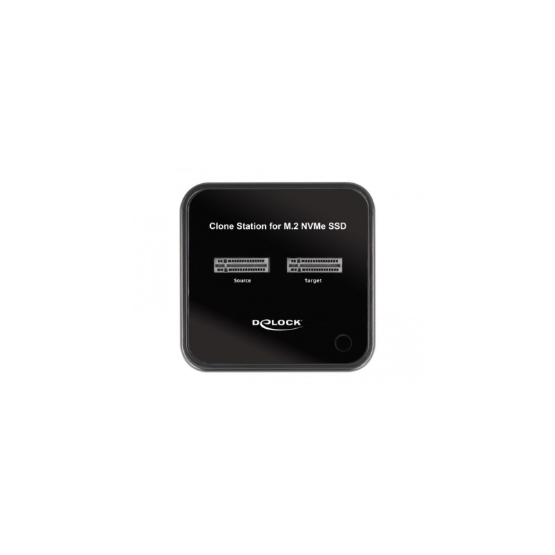 DeLOCK USB 3.0 Docking- und Klonstation 2 x M.2 NVMe, Dockingstation(schwarz, M.2 SSD)