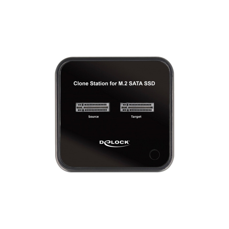 DeLOCK USB 3.0 Docking- und Klonstation M.2 SATA, Dockingstation(schwarz, M.2 SATA SSD)