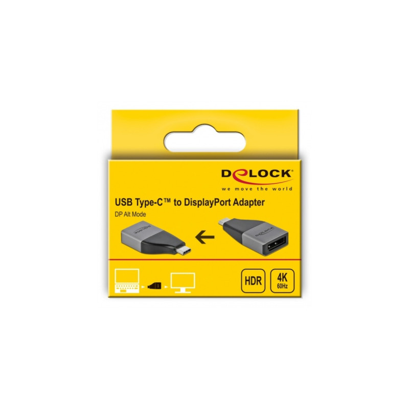 DisplayPort Buchse(grau/schwarz, 4K 60Hz)