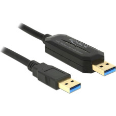 USB-A Stecker(schwarz, Data Link + KM Switch)