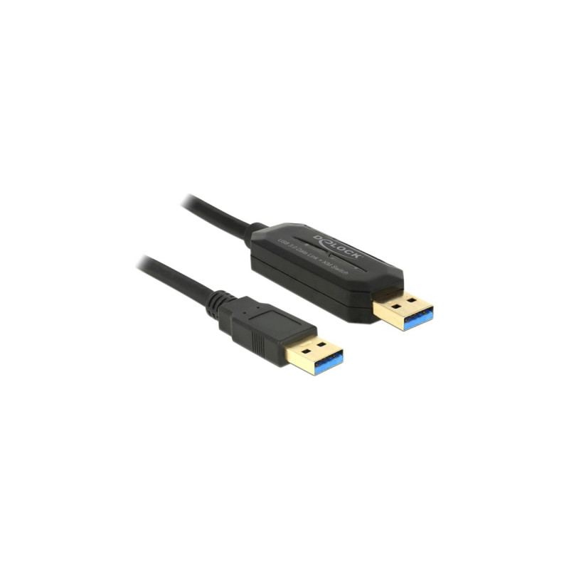 USB-A Stecker(schwarz, Data Link + KM Switch)