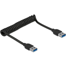 USB-A Stecker(schwarz, 1,2 Meter)