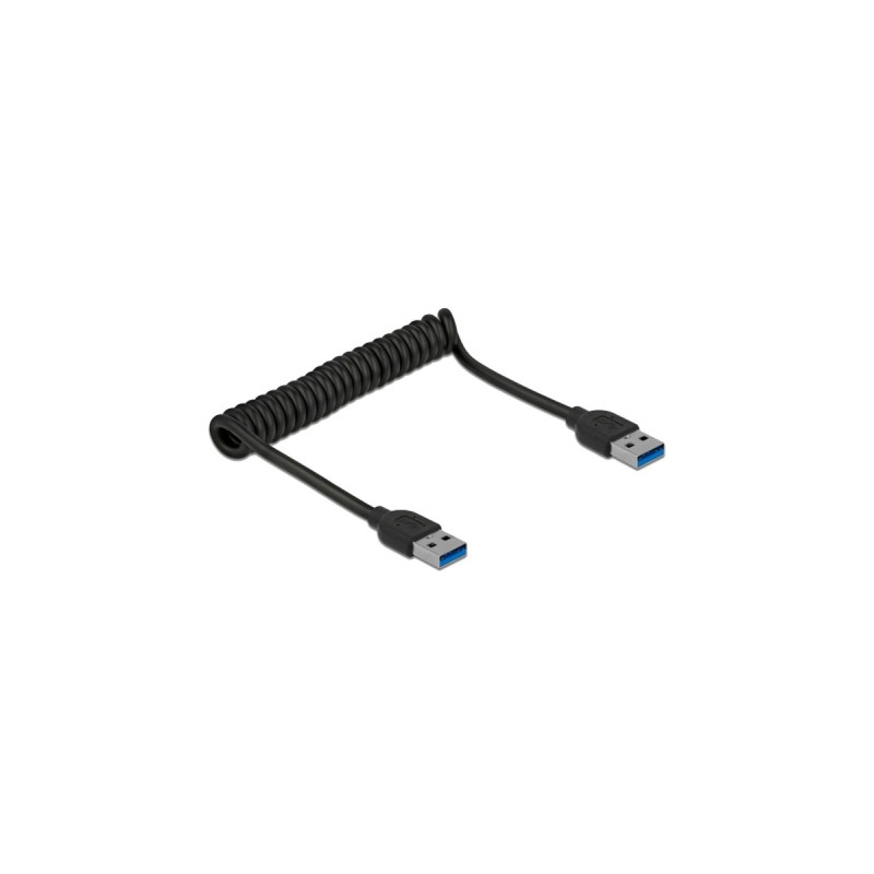USB-A Stecker(schwarz, 1,2 Meter)