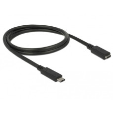 USB-C Buchse(schwarz, 1 Meter, SuperSpeed)
