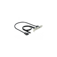 USB-C + USB-A Buchse(schwarz, 50cm Kabel, Laden mit bis zu 60 Watt)