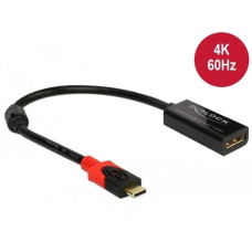 DisplayPort Buchse(schwarz, 20cm, 4K 60Hz)