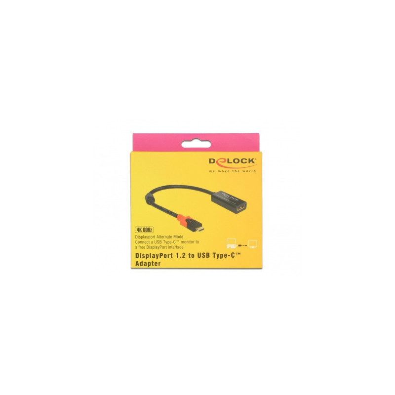 DisplayPort Buchse(schwarz, 20cm, 4K 60Hz)