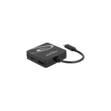 VGA + HDMI + DVI + DisplayPort Buchse(schwarz, 10cm)