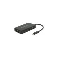 VGA + HDMI + DVI + DisplayPort Buchse(schwarz, 15cm)
