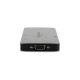 DeLOCK USB-C Dockingsstation 4K, Dockingstation(silber, HDMI, VGA, USB-A, RJ-45)
