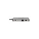 DeLOCK USB-C Dockingsstation 4K, Dockingstation(silber, HDMI, VGA, USB-A, RJ-45)
