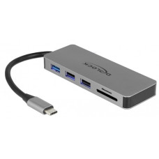 DeLOCK USB-C Dockingstation(grau, HDMI, Power Delivery)