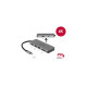DeLOCK USB-C Dockingstation(grau, HDMI, Power Delivery)