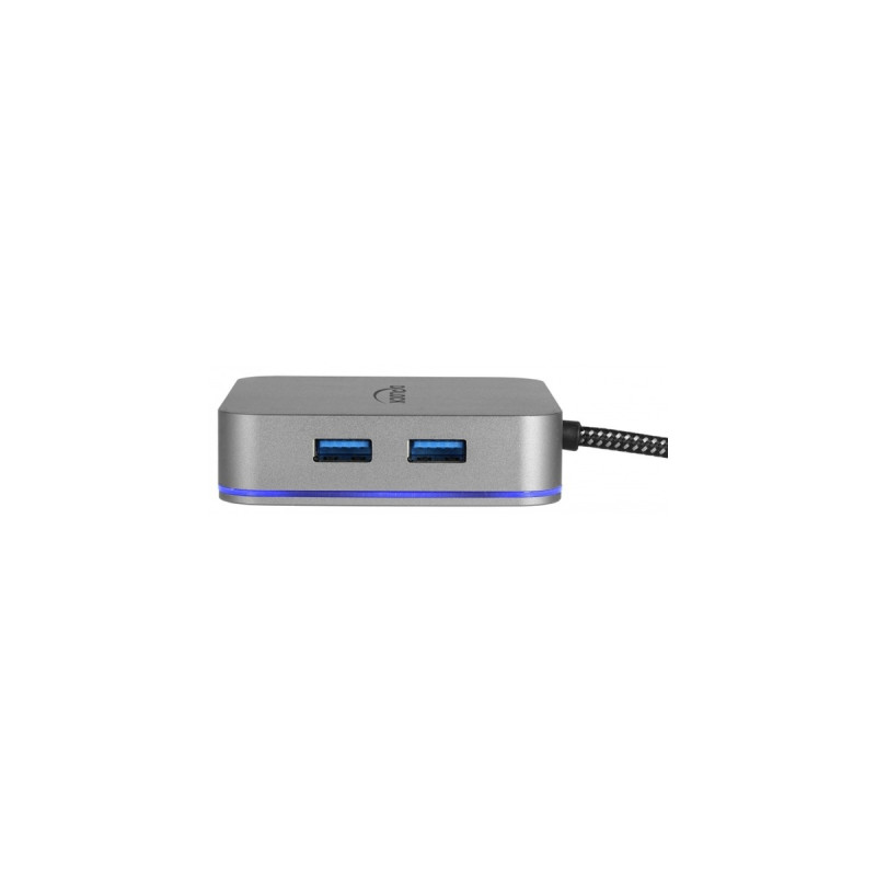 DeLOCK USB-C Dockingstation(grau, HDMI, Power Delivery, RJ-45)