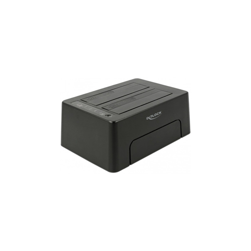 DeLOCK USB-C Dockingstation(schwarz, USB-C, Klonfunktion, HDD, SSD)